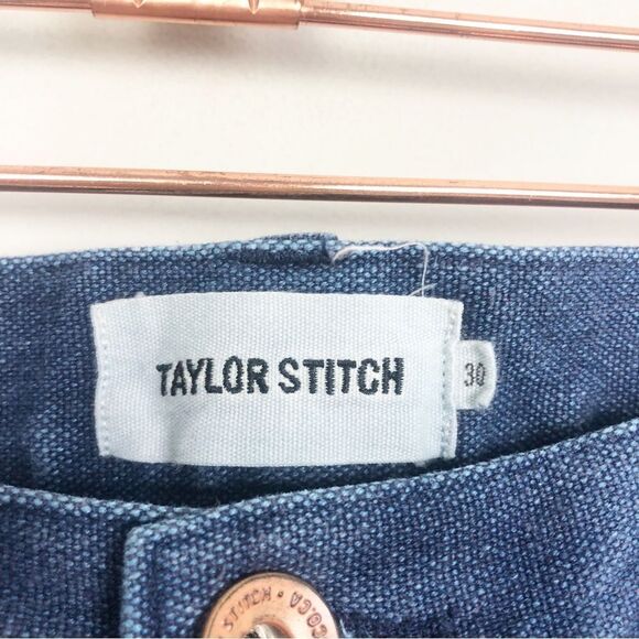 TAYLOR STITCH | Button Fly Cropped Jeans Seam Detail Women’s Size 30 (10) - Picture 6 of 9